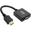 Image de Eaton HDMI to VGA with Audio Converter Cable Adapter for Ultrabook/Laptop/Desktop PC M/F 6 (HDMI, VGA, 15.24 cm), Adaptateur données + vidéo, Noir