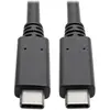 Image de Eaton TRIPPLITE Câble USB-C M/M - USB 3.1 Gen 2 10Gbps 5A Rating Thunderbolt 3 Compatible 3ft. 0,91m (0.91 m, USB 3.2 Gen 2, 100 W), Câble USB