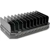 Image de Eaton 10Port USB Charging Station with Adjustable Storage 12V 8A 96W USB Charger Output Sc (USB-A, 10 ports), Station d’accueil + hub USB, Noir