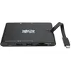 Image de Eaton Station d'accueil USB-C 4K HDMI VGA USB 3.2 Gen 1 USB-A/C Hub GbEemory Card 100W PD Charging, Station d’accueil + hub USB, Noir