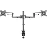 Image de Eaton Tripp Lite Series Flex arm dual desk mount for 13 - 27" screens up to 17.6 lbs per screen - Kit de montage - pleine action - pour 2 écrans LCD - acier - noir - Taille d'écran : 13"-27" - ordinateur de bureau