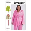 Image de Patron Simplicity 9688 - Blouson avec ceinture(...) -