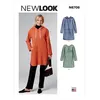 Image de Patron New Look 6706 - Poncho Femme à capuche avec ou sans poches du 34 au 54 (FR) - Model FR 34-56