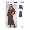 Image de Patron New Look 6710 - Ensemble Femme, Veste zippée et Jupe longue du 36 au 46 (FR) - Model FR 36-48