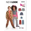 Image de Patron New Look 6746 - Veste et pantalon du 98 à 128 (FR) - Model FR 3-8