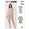 Image de Patron New Look 6749 - Robe boutonnée du 34 au 44 (FR) - Model FR 34-44