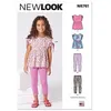 Image de Patron New Look 6761 - Haut et leggings du 98 à 128 (FR) - Model FR 3-8