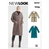 Image de Patron New Look 6767 - Manteaux du 32 au 50 FR - Model FR 32-50
