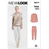 Image de Patron New Look 6771 - Haut et pantalon du 32 au 54 FR - Model FR 32-54