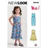 Image de Patron New Look 6783 - Combinaison et Robe D?Été pour Enfants - Model FR 3-8