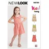 Image de Patron New Look 6784 - Robes et Barboteuse pour Enfants - Model FR 3-8