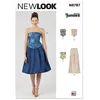 Image de Patron New Look 6787 - Corsets, Pantalon et Jupe pour Jeunes Filles - Model 3-14