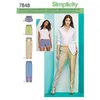 Image de Patron N°7848.R5 Simplicity : Pantalon - short - bermuda - Model FR 34-42