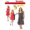 Image de Patron Simplicity 1356 Robe - Model FR 34-42