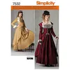 Image de Patron Simplicity 2172 - Déguisement Costume robe historique - Model FR 34-40