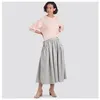 Image de Patron Simplicity 9180 - Jupe longue froncée taille et ample du 34 au 52 - Model FR 34-42