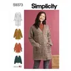 Image de Patron Simplicity 9373 - Cardigans en tricot pour femme du 32 au 54 FR - Model FR 32-54