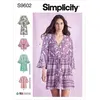 Image de Patron Simplicity 9602 - Caftans et Vestes enveloppantes pour jeunes filles ?? - Model FR 34-42