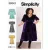 Image de Patron Simplicity 9643 - Robe - Model FR 48-56