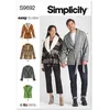Image de Patron Simplicity 9692 - Blouson, Veste et ceinture du 34 au 52 (FR) - Model FR 34-52