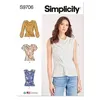 Image de Patron Simplicity 9706 - Haut du 36 au 54 FR - Model FR 36-44
