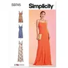 Image de Patron Simplicity 9745 - Robe droite - Model FR 36-44