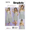 Image de Patron Simplicity 9779 - Robe a corset du 36 au 54 FR - Model FR 36-44