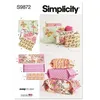 Image de Patron Simplicity 9872 - Étuis à fermeture éclair - Model