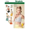 Image de Patron Simplicity 1426 Soutien gorge vintage - Model FR 42-50