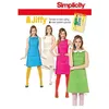 Image de Patron Simplicity 1609 Robe droite S1609.H5-(S7677) - Model FR 42-50