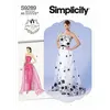 Image de Patron Simplicity 9289 - Robe bustier avec jupe détachable et ceinture du 34 au 50 (FR) S9289.A5 - Model FR 42-50