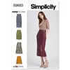 Image de Patron Simplicity 9683 - Jupe du 36 au 54 (FR) - Model FR 46-54