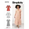 Image de Patron Simplicity 9702 - Robe - Model FR 46-54