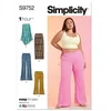 Image de Patron Simplicity 9752 - Jupes et pantalons du 48 au 66 FR - Model FR 58-66