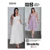 Image de Patron Simplicity 9946 - Robes - Model FR 46-54