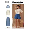 Image de Patron Simplicity 9955 - Shorts et pantalon - Model FR 46-54