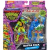 Image de Les Tortues Ninja - Figurines Leonardo vs. Super Fly 11 cm
