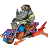 Image de Figurine Les Tortues Ninja Chopper avec Rocksteady