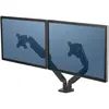Image de Fellowes Platinum Series double (Tables, 27", 9 kg), Support de moniteur, Noir