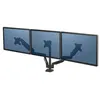 Image de   fel 8042601 3 moniteurs 27 pouces vesa 2 ports usb aluminium noir