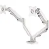 Image de Bras Porte-écran Double Eppa - Blanc