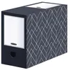 Image de Boîte D'archives Déco (150mm) Bleu Nuit - Bankers Box