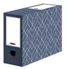 Image de Fellowes 4483801 Boîte à archives Carton Bleu, Blanc