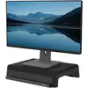 Image de Fellowes Support d'écran noir, Réhausseur pour moniteur, Noir, Gris