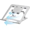 Image de Fellowes Alumia silber mobiler Laptop-Ständer, Support pour notebook, Argent