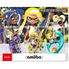 Image de Figurine amiibo Splatoon 3 - Octaling (Bleu) + Inkling (Jaune) + Salmioche