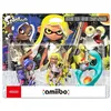 Image de Pack de 3 Figurines Amiibo Splatoon Octaling + Inkling + Salmioche (donnée non spécifiée)