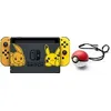Image de Nintendo Switch 32 Go [Pokémon Let's Go Pikachu/Evoli Edition incl. manette jaune/jaune et Pokéball Plus, sans jeu] noir en occasion ou reconditionné