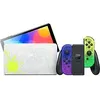 Image de Nintendo Switch OLED 64 Go [Splatoon 3 Édition contrôleur multicolore inclus] blanc en occasion ou reconditionné