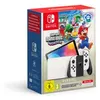 Image de Console Nintendo Switch  OLED modèle blanche + Jeu Super Mario Bros Wonder préinstallé + 1 code de téléchargement au service Nintendo Switch Online - Abonnement individuel de 12 mois